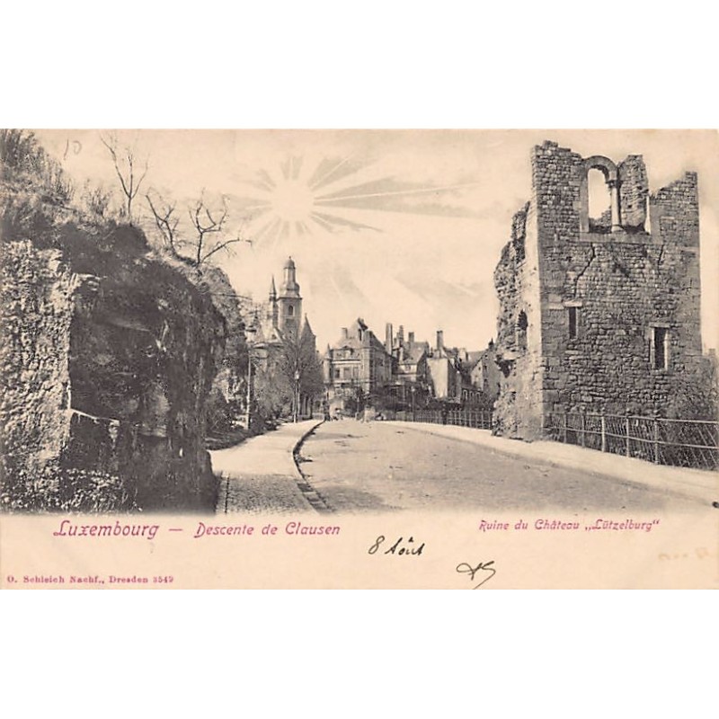 Rare collectable postcards of Luxembourg. Vintage Postcards of Luxembourg