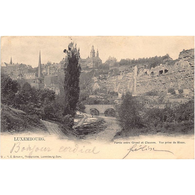 Rare collectable postcards of Luxembourg. Vintage Postcards of Luxembourg
