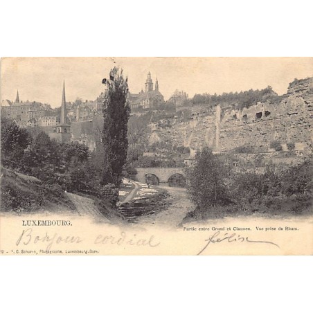 Rare collectable postcards of Luxembourg. Vintage Postcards of Luxembourg