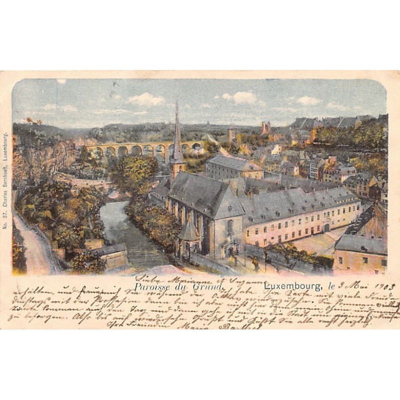 Rare collectable postcards of Luxembourg. Vintage Postcards of Luxembourg