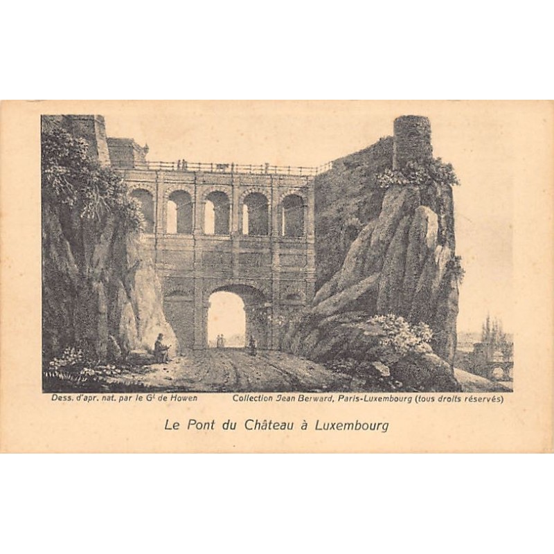Rare collectable postcards of Luxembourg. Vintage Postcards of Luxembourg