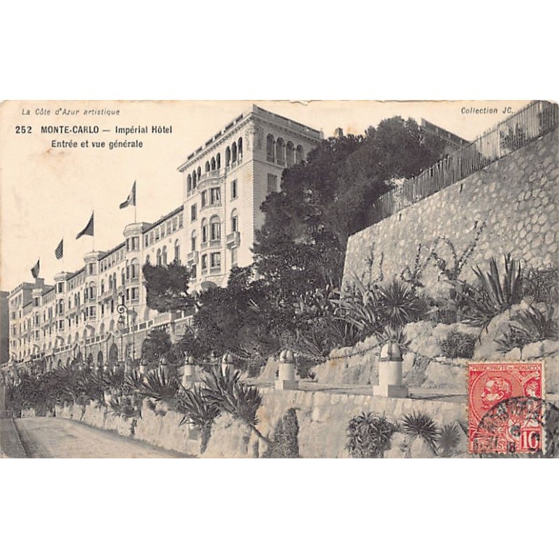 Rare collectable postcards of Monaco. Vintage Postcards of Monaco