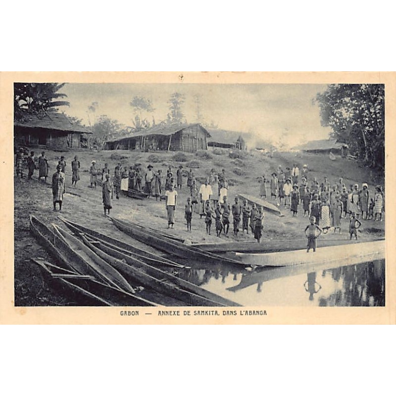 Rare collectable postcards of GABON. Vintage Postcards of GABON