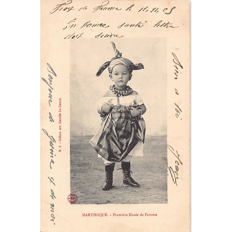 Rare collectable postcards of Martinique. Vintage Postcards of Martinique