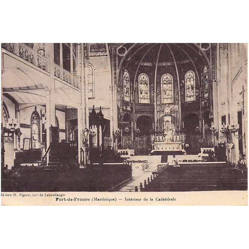 Rare collectable postcards of Martinique. Vintage Postcards of Martinique