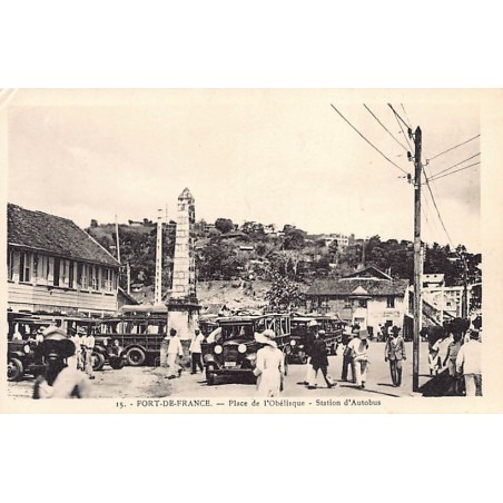 Rare collectable postcards of Martinique. Vintage Postcards of Martinique