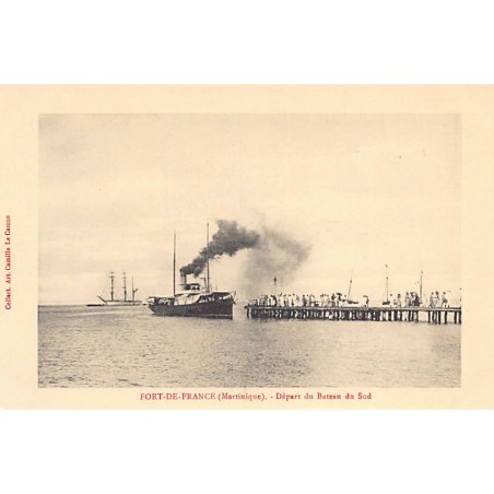 Rare collectable postcards of Martinique. Vintage Postcards of Martinique