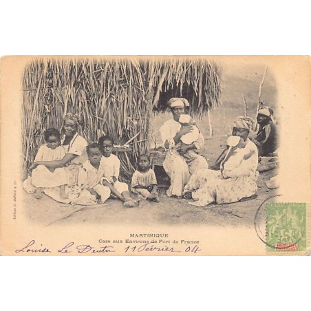 Rare collectable postcards of Martinique. Vintage Postcards of Martinique