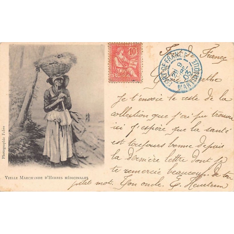 Rare collectable postcards of Martinique. Vintage Postcards of Martinique