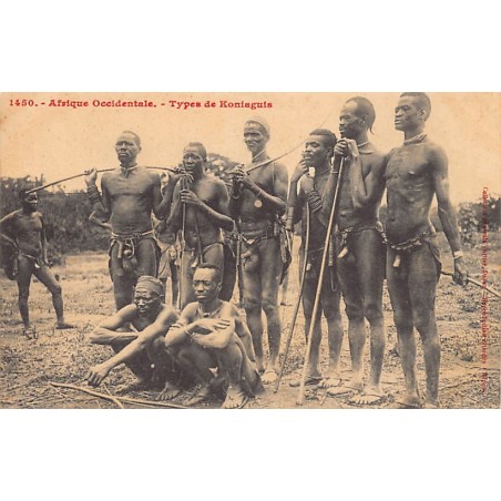 Rare collectable postcards of Guinea (Conakry). Vintage Postcards of Guinea (Conakry)