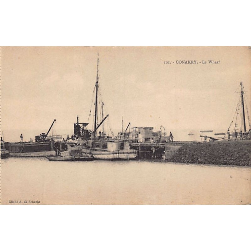 Rare collectable postcards of Guinea (Conakry). Vintage Postcards of Guinea (Conakry)