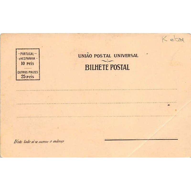 Carte Postale Vintage Portugal - Ethnique - 1907 - AD2361