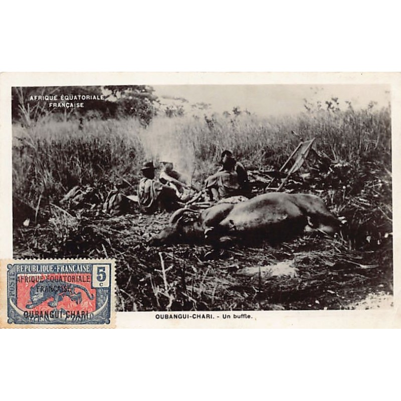 Rare collectable postcards of Central African Republic. Vintage Postcards of Central African Republic
