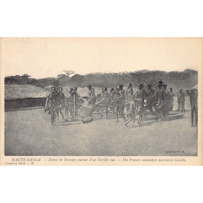 Rare collectable postcards of Central African Republic. Vintage Postcards of Central African Republic