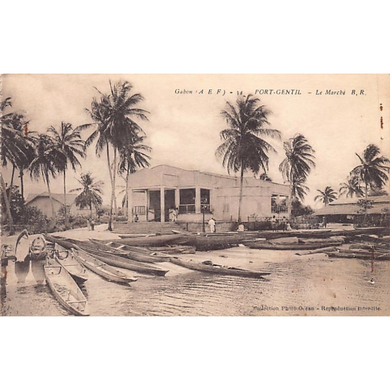 Rare collectable postcards of GABON. Vintage Postcards of GABON