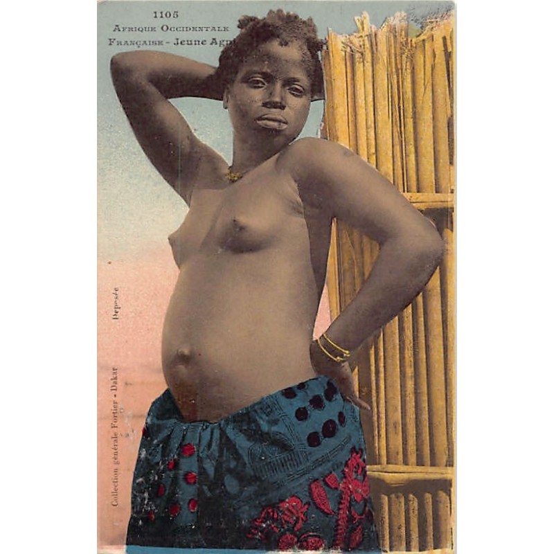 Rare collectable postcards of ETHNIC NUDE. Vintage Postcards of ETHNIC NUDE