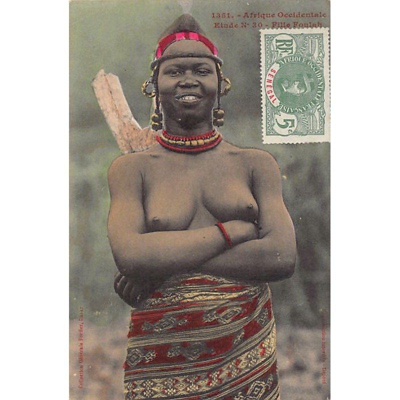 Rare collectable postcards of ETHNIC NUDE. Vintage Postcards of ETHNIC NUDE