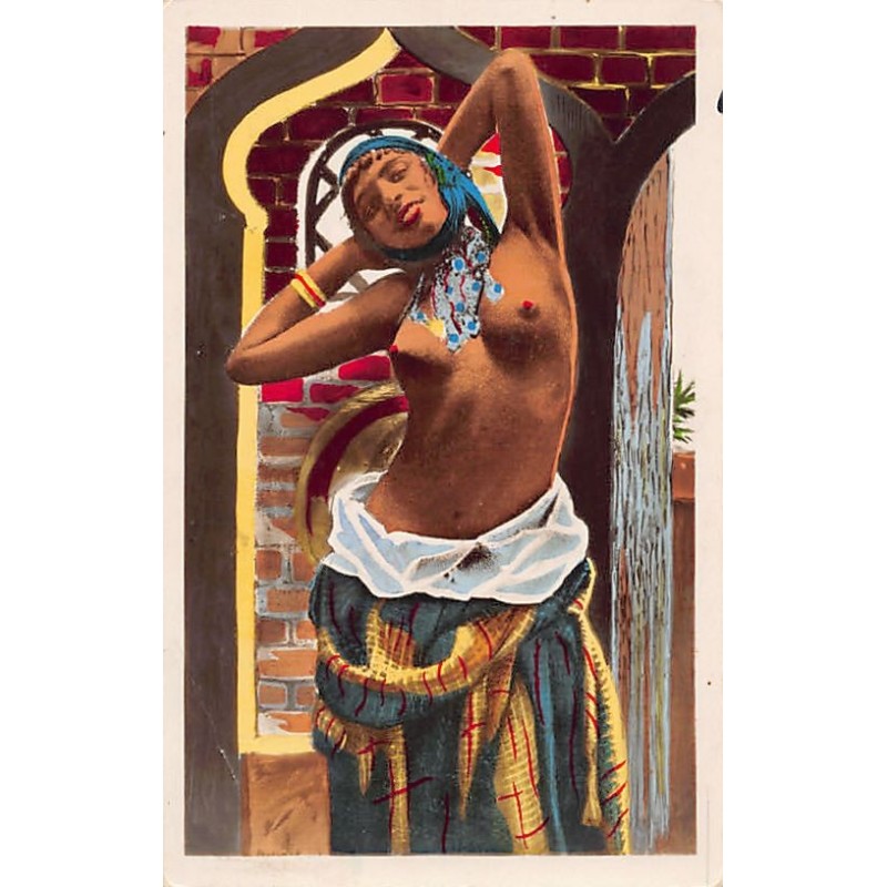 Rare collectable postcards of ETHNIC NUDE. Vintage Postcards of ETHNIC NUDE