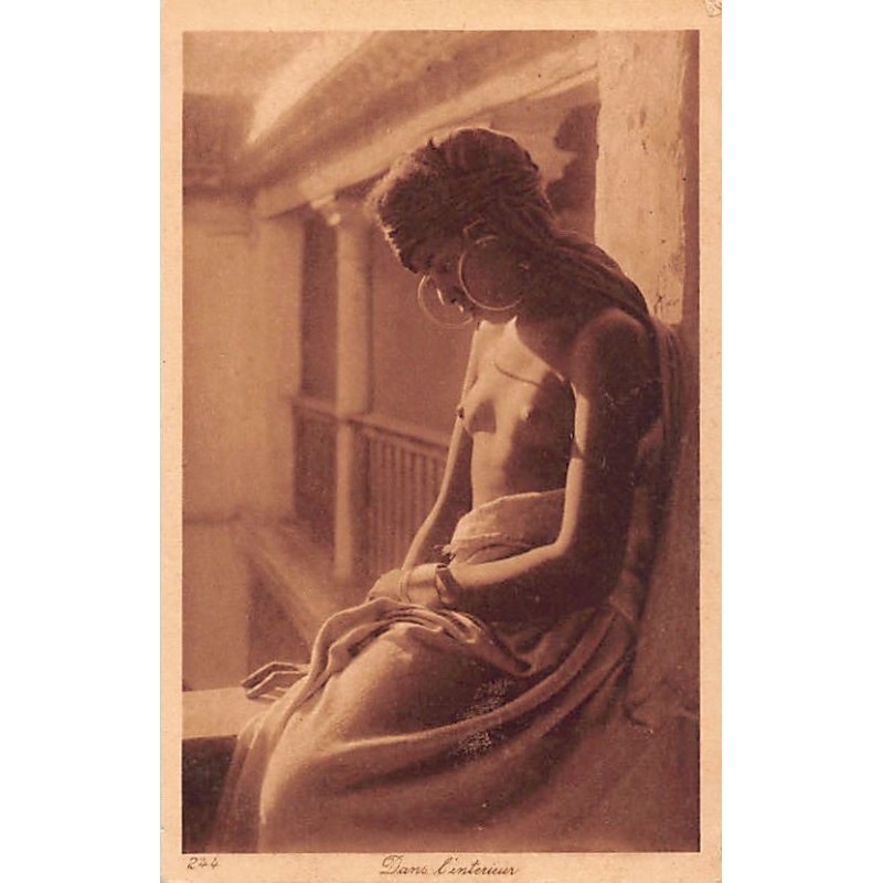 Rare collectable postcards of ETHNIC NUDE. Vintage Postcards of ETHNIC NUDE