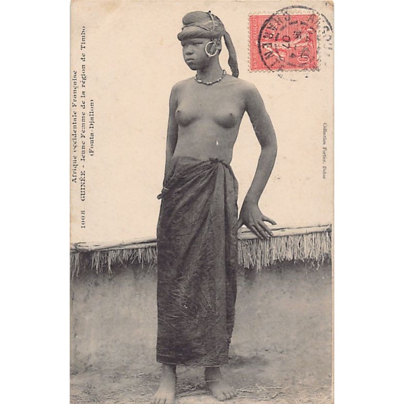 Rare collectable postcards of ETHNIC NUDE. Vintage Postcards of ETHNIC NUDE