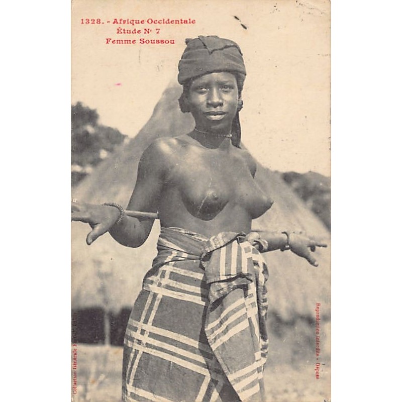 Rare collectable postcards of ETHNIC NUDE. Vintage Postcards of ETHNIC NUDE