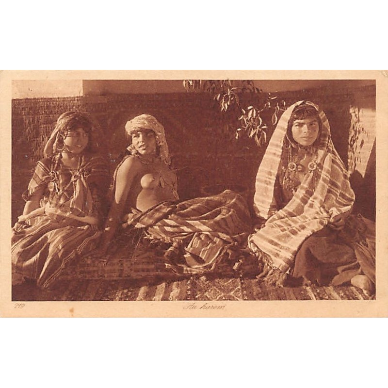 Rare collectable postcards of ETHNIC NUDE. Vintage Postcards of ETHNIC NUDE