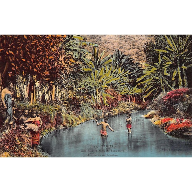 Rare collectable postcards of French Polynesia. Vintage Postcards of French Polynesia