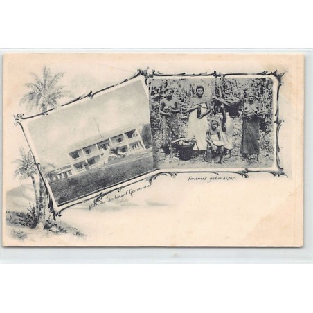 Rare collectable postcards of GABON. Vintage Postcards of GABON
