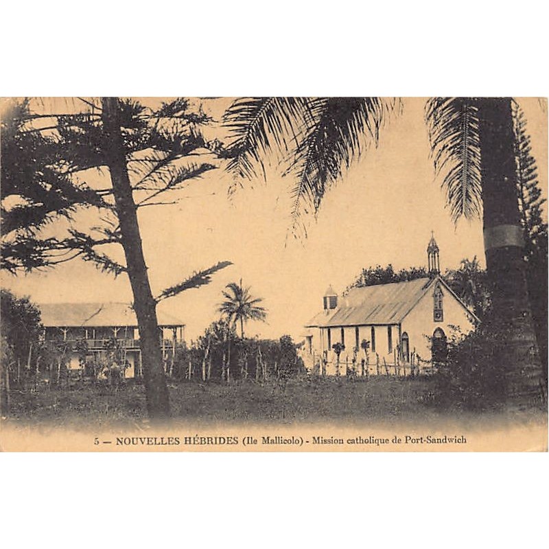 Rare collectable postcards of VANUATU. Vintage Postcards of VANUATU