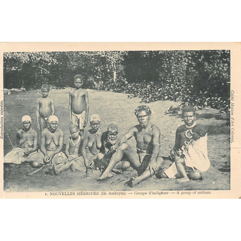 Rare collectable postcards of Vanuatu (New Hebrides). Vintage Postcards of Vanuatu (New Hebrides)