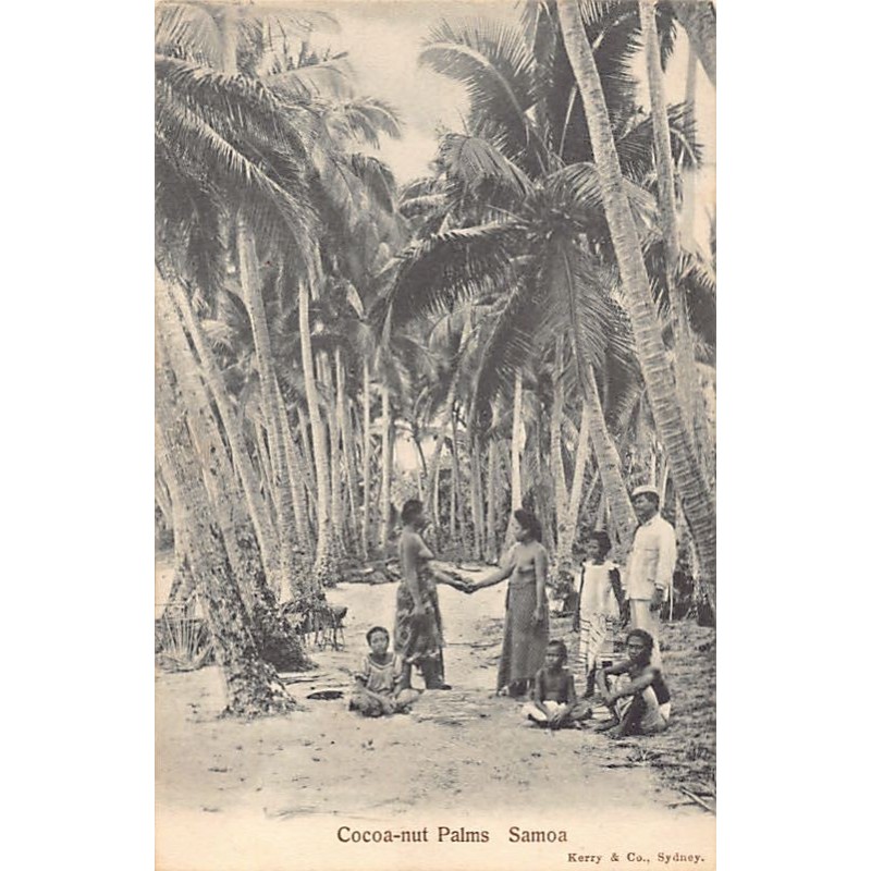 Rare collectable postcards of SAMOA. Vintage Postcards of SAMOA