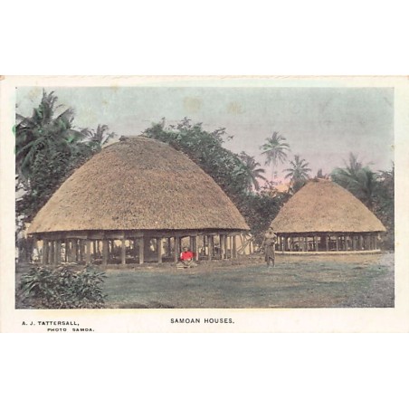Rare collectable postcards of Samoa. Vintage Postcards of Samoa