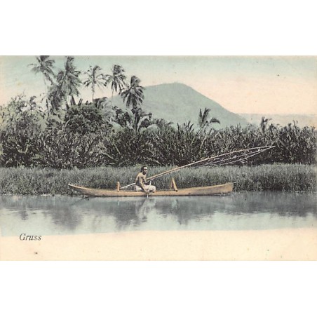 Rare collectable postcards of Samoa. Vintage Postcards of Samoa