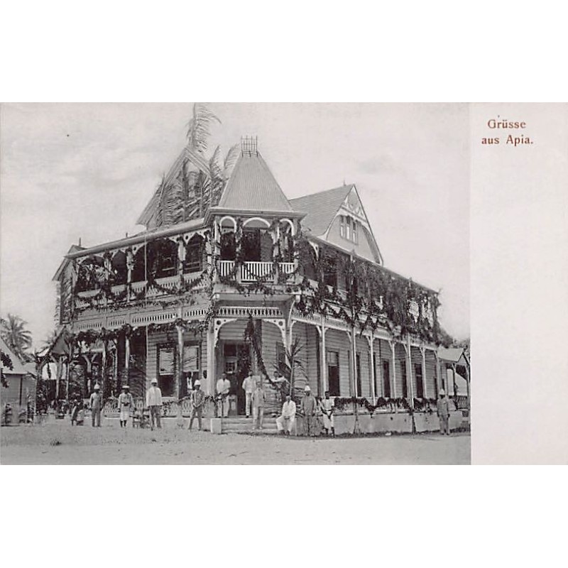 Rare collectable postcards of Samoa. Vintage Postcards of Samoa