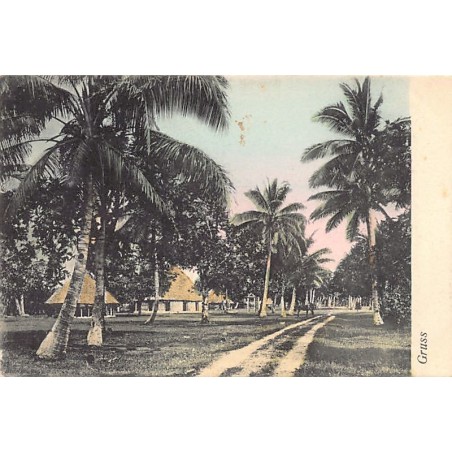 Rare collectable postcards of Samoa. Vintage Postcards of Samoa