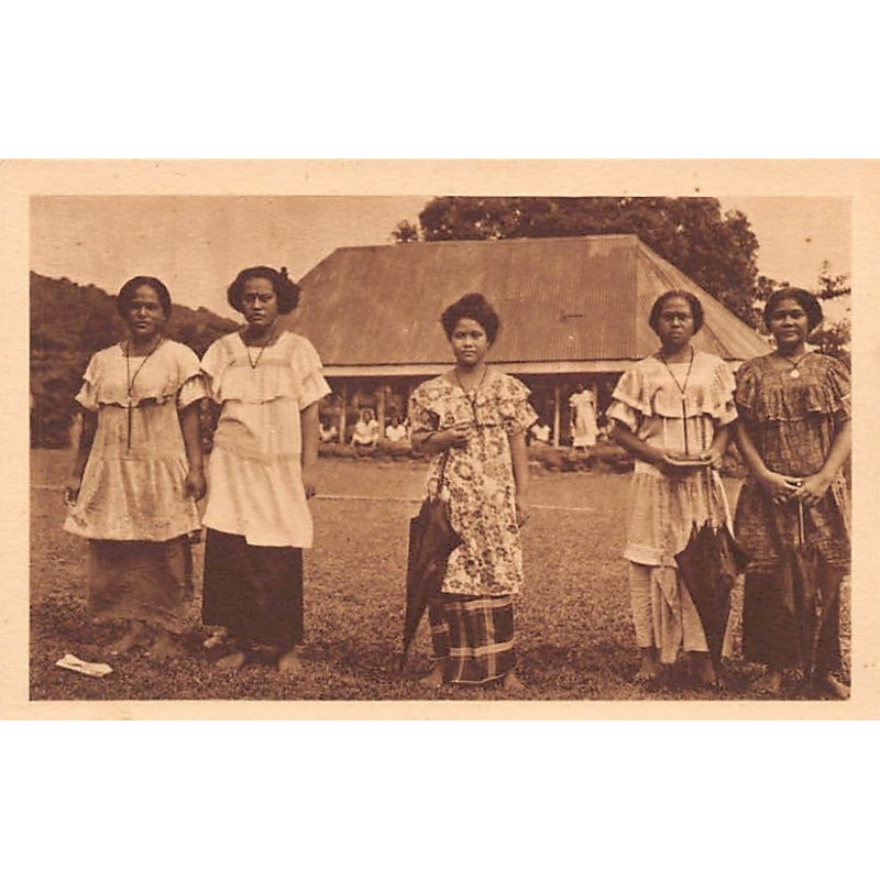 Rare collectable postcards of Samoa. Vintage Postcards of Samoa