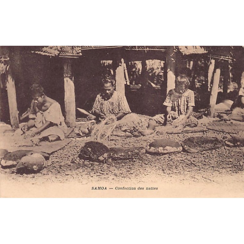 Rare collectable postcards of Samoa. Vintage Postcards of Samoa