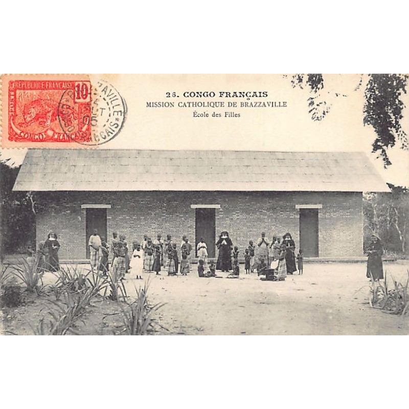 Rare collectable postcards of Congo - Brazzaville. Vintage Postcards of Congo - Brazzaville