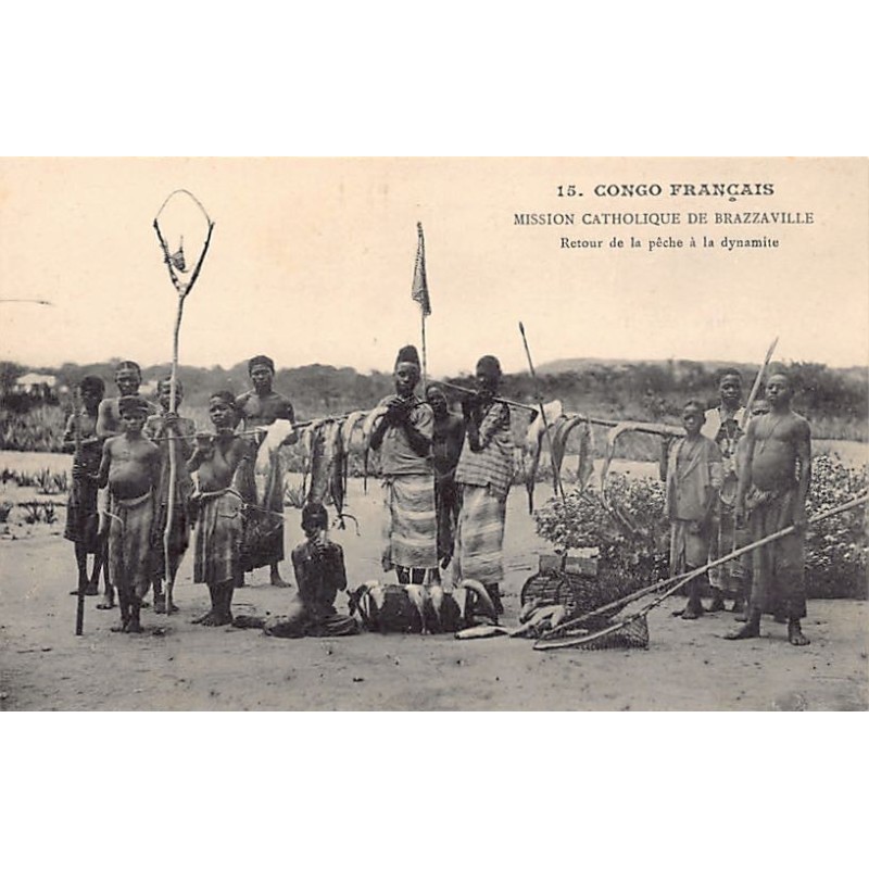 Rare collectable postcards of Congo - Brazzaville. Vintage Postcards of Congo - Brazzaville