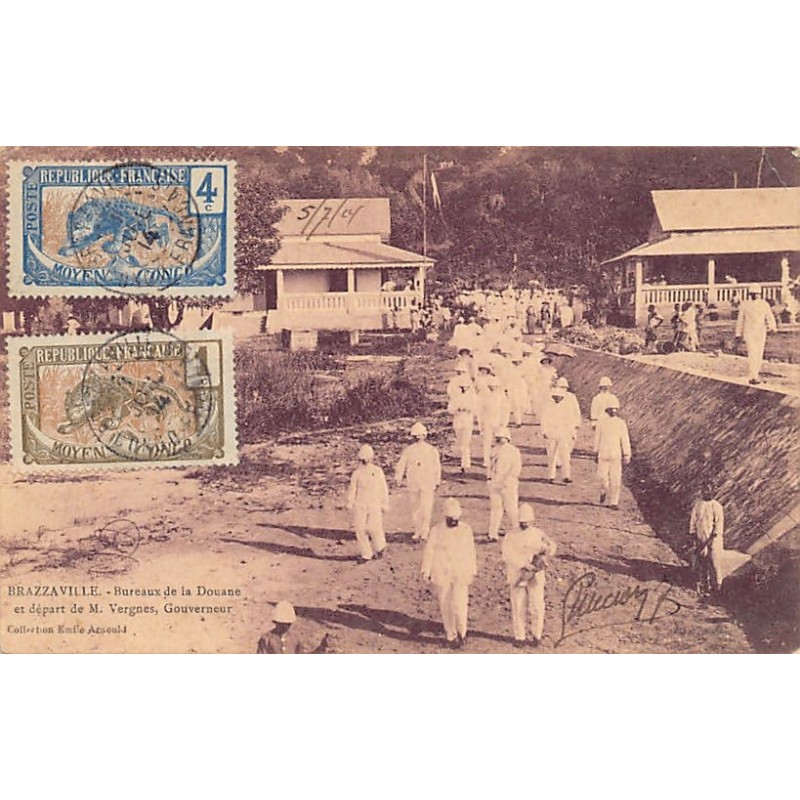 Rare collectable postcards of Congo - Brazzaville. Vintage Postcards of Congo - Brazzaville