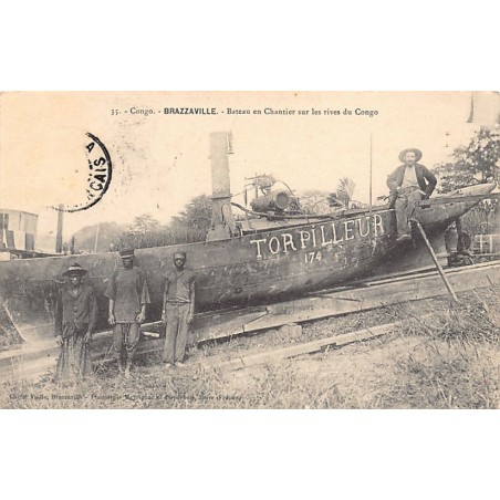 Rare collectable postcards of Congo - Brazzaville. Vintage Postcards of Congo - Brazzaville