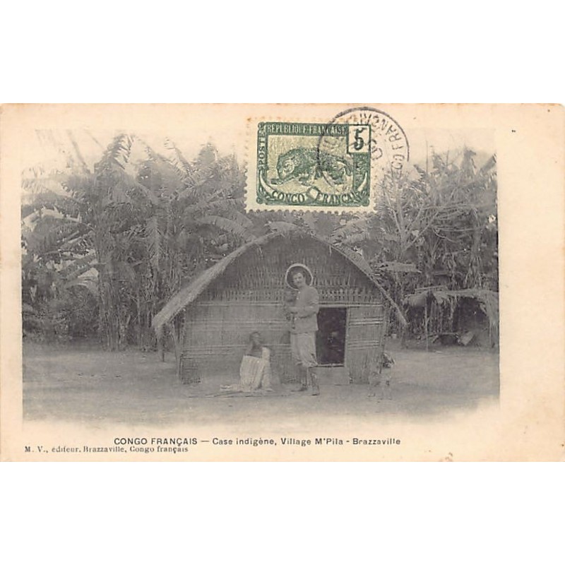 Rare collectable postcards of Congo - Brazzaville. Vintage Postcards of Congo - Brazzaville