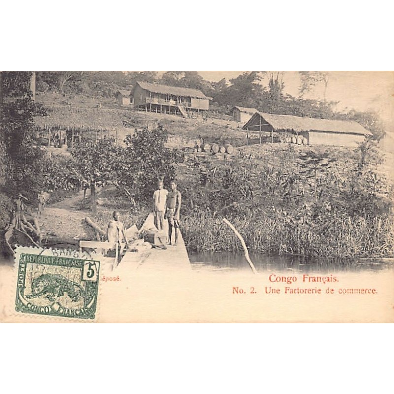 Rare collectable postcards of Congo - Brazzaville. Vintage Postcards of Congo - Brazzaville