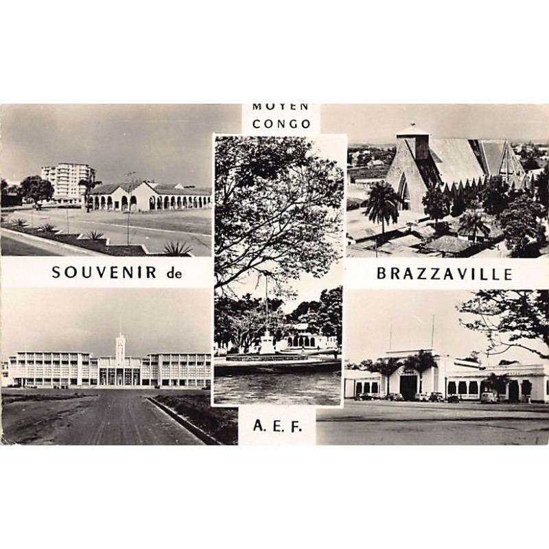 Rare collectable postcards of Congo - Brazzaville. Vintage Postcards of Congo - Brazzaville