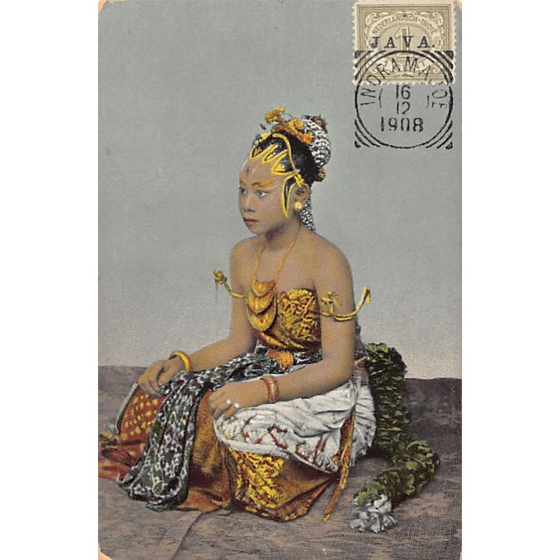 Rare collectable postcards of Indonesia. Vintage Postcards of Indonesia