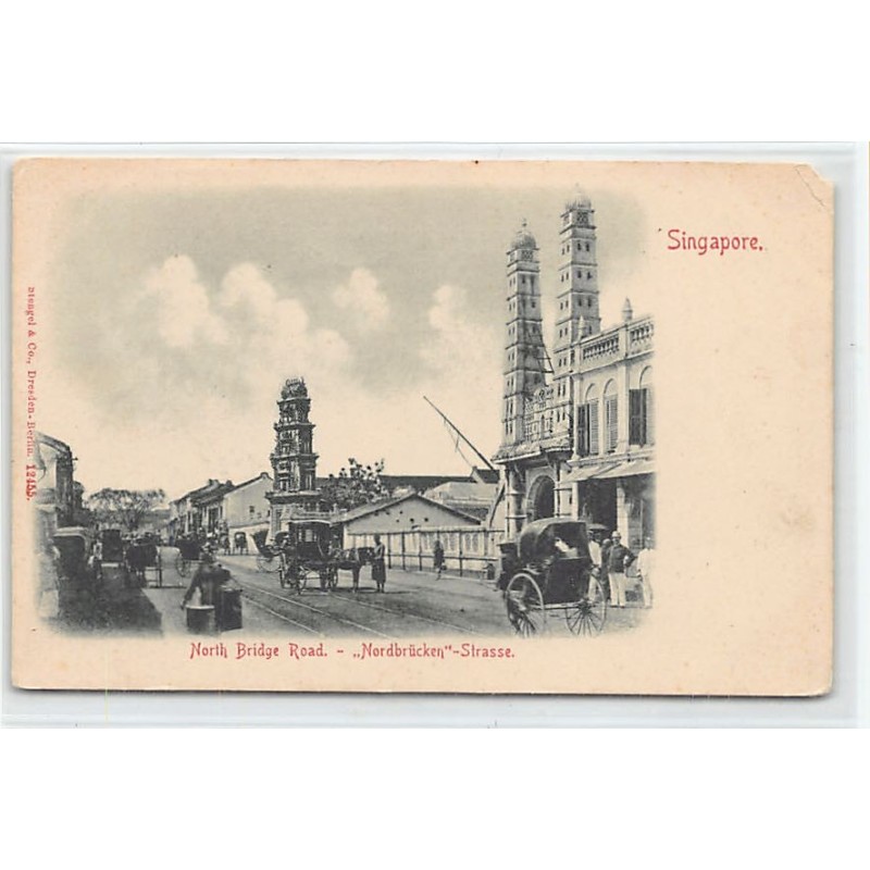 Rare collectable postcards of Singapore. Vintage Postcards of Singapore