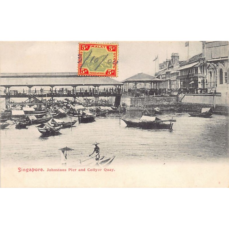 Rare collectable postcards of Singapore. Vintage Postcards of Singapore