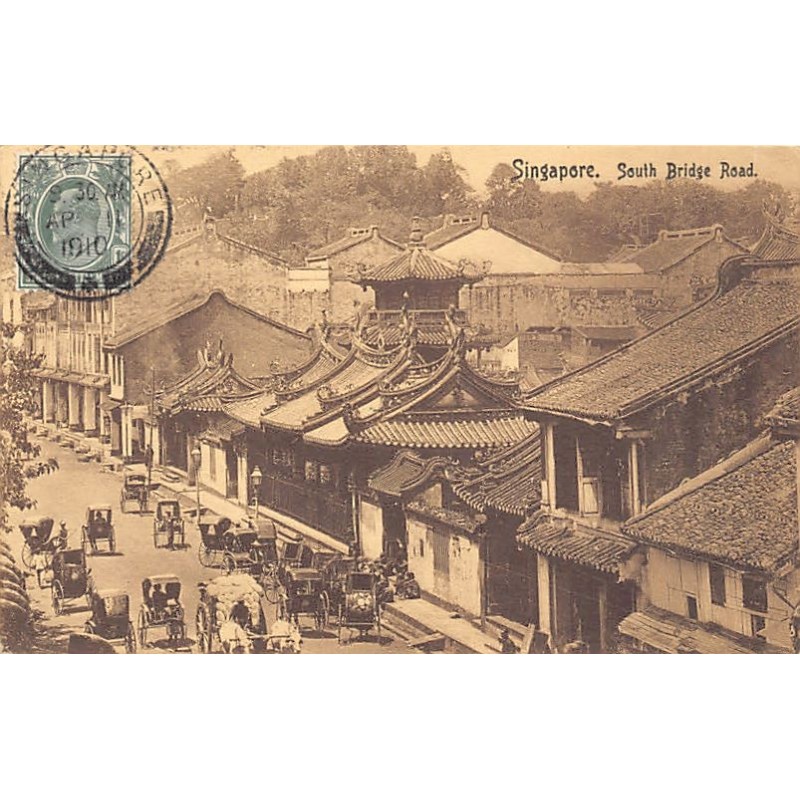 Rare collectable postcards of Singapore. Vintage Postcards of Singapore