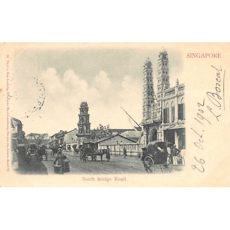 Rare collectable postcards of Singapore. Vintage Postcards of Singapore