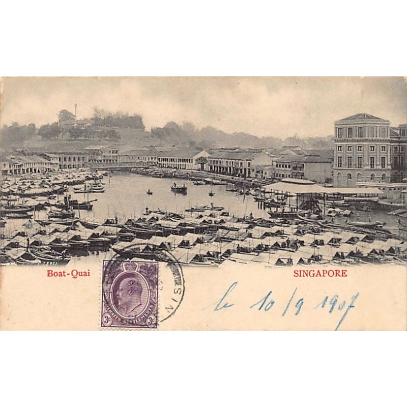 Rare collectable postcards of Singapore. Vintage Postcards of Singapore